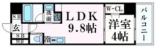 三宮駅 徒歩4分 7階の物件間取画像